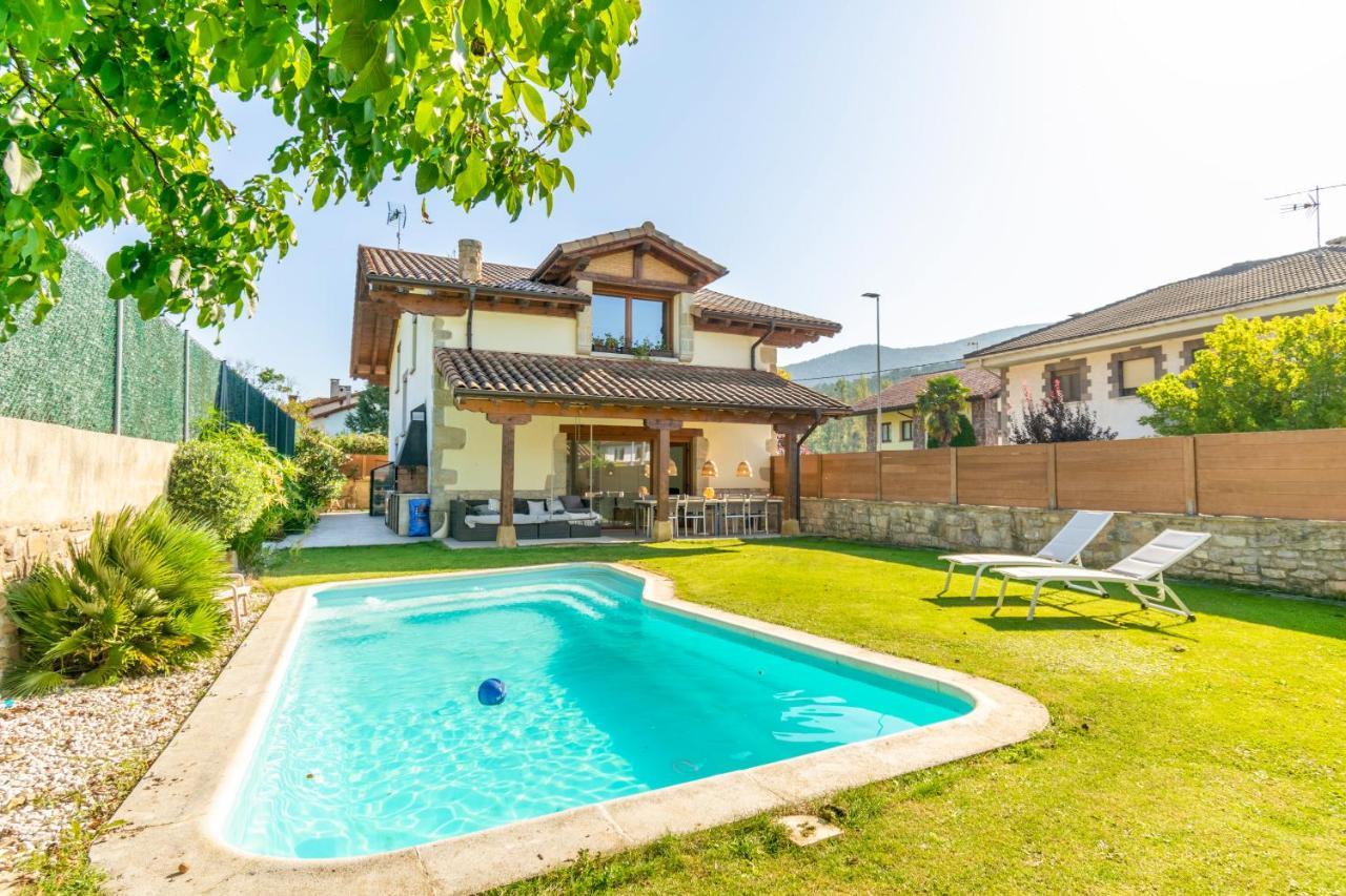 Casa Patxi, Espectacular Casa Rural Proxima A Pamplona Larrasoana Exteriör bild